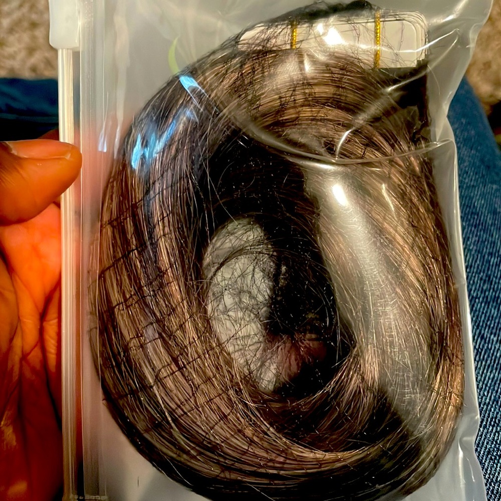 Black and platinum tape in